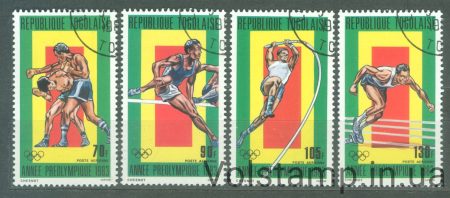 1983 Того Серия марок (Бокс, спорт, олимпийские Игры) Гашеные №1647-1650