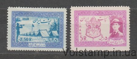 1956 Iran Series of stamps (National Scout Jamboree) MNH №967-968
