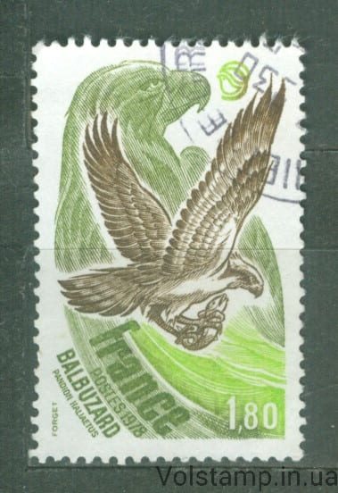 1978 Франція Марка (Скопа, птах) Гашена №2122