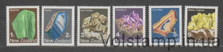 1982 Новая Зеландия Серия марок (Минералы) MNH №855-860