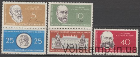 1960 ГДР Серия марок (Университет Гумбольдта) MNH №795-799
