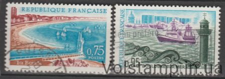 1967 Франція Серія марок (Туристична реклама 1967) Гашені №1593-1594