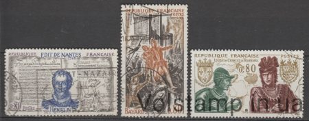 1969 France Stamp Series (French history) Used №1688-1690
