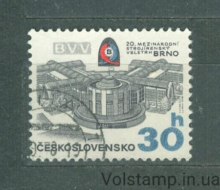 1978 Чехословакия Марка (20-я Международная машиностроительная выставка, Брно) Гашеная №2465