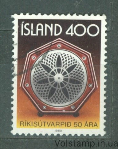 1980 Iceland Stamp (Radio) Used №562