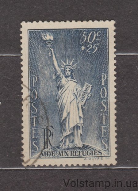 1937 Франция Марка (Фонд беженцев Нансена) Гашеная №357