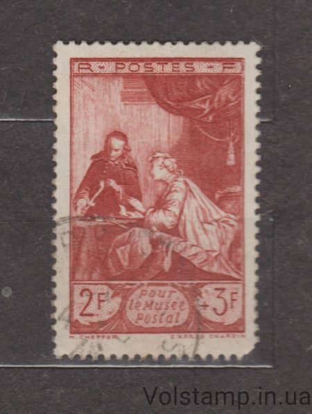 1946 Франция Марка (Для Почтового музея) Гашеная №746
