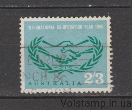 1965 Австралия Марка (Год международного сотрудничества) Гашеная №356