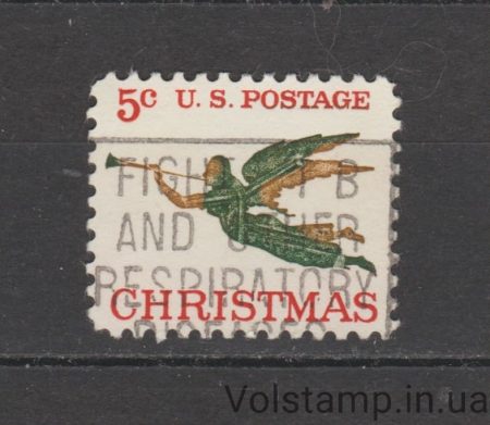 1965 США Марка (Рождество 1965 года) Гашеная №892