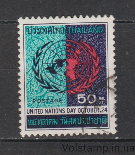 1967 Таиланд Марка (Эмблема ООН) Гашеная №510