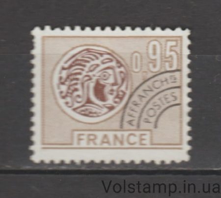 1976 Франція Марка (Галльська монета) MH №1974