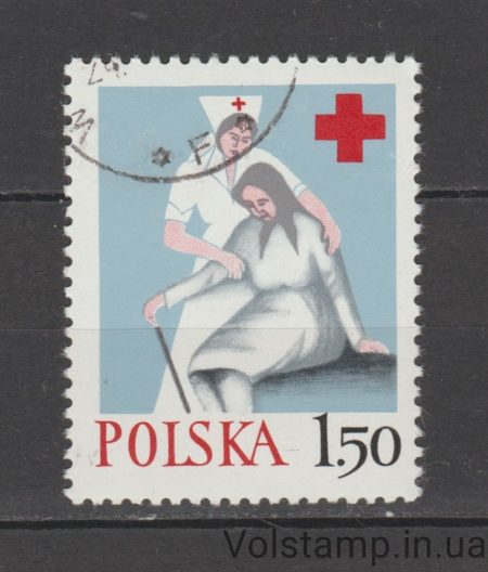 1977 Польша Марка (Польский Красный Крест) Гашеная №2483