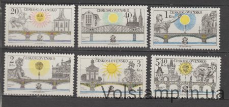 1978 Чехословакия Серия марок (Палацкий мост) MNH №2445-2450