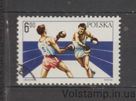 1983 Польша Серия марок (60-летие. Польского боксерского союза) Гашеные №2888