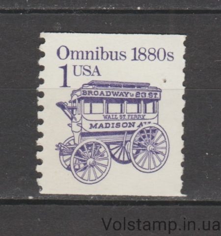 1986 США Марка (Транспортный вопрос) MNH №1860