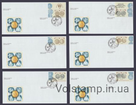 1998 КПД Монети України (Тип 4) №188-193