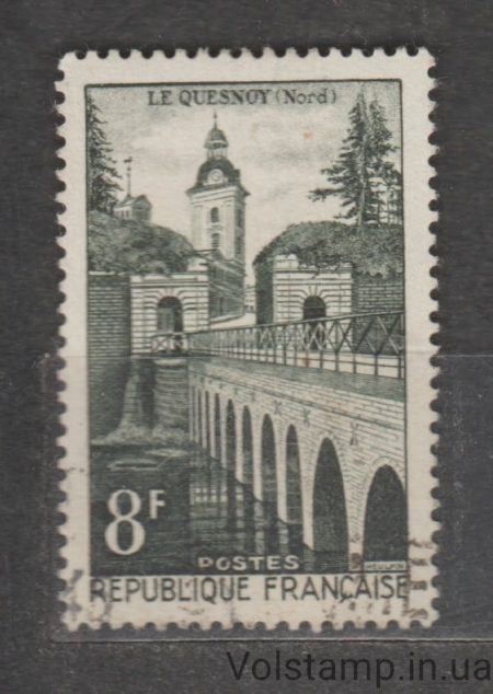 1957 France Stamp (Le Quesnoy) Used №1134