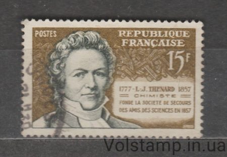 1957 Франция Марка (Луи Ж. Тенар) Гашеная №1174