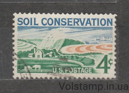 1959 USA Stamp (Soil conservation) Used №758