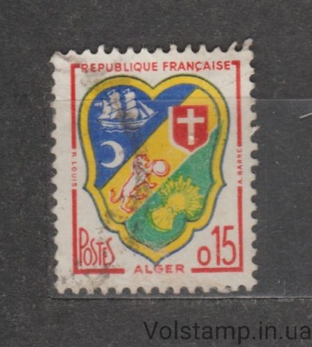 1960 France Stamp (Coat of arms, Algeria) Used №1239