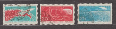 1961 ГДР Серия марок (Восток 1) Гашеные №822-824