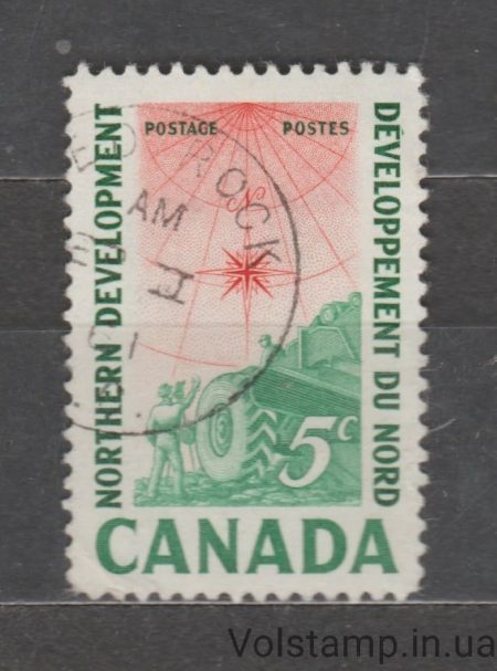 1961 Канада Марка (Северное развитие) Гашеная №338