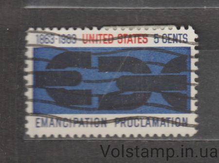 1963 США Марка (Разорванная цепь) Гашеная №846