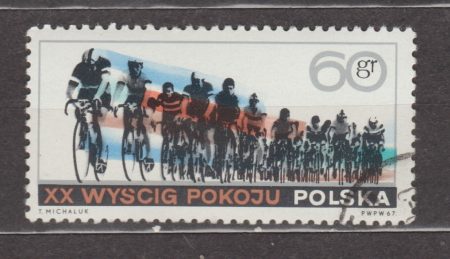 1967 Poland Stamp (Cyclists) Used №1760