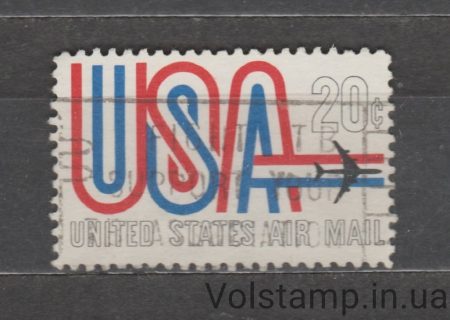 1968 США Марка (Авиапочта 1968-1973 гг.) Гашеная №974