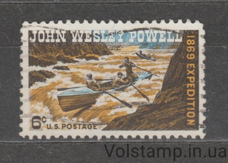 1969 США Марка (Джон Уэсли Пауэлл) Гашеная №984