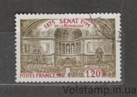 1975 Франция Марка (100-летие Сената Республики) Гашеная №1920