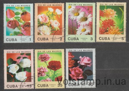 1988 Куба Серия марок (День матери) Гашеные №3166-3172