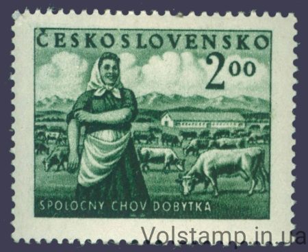 1951 Fauna Czechoslovakia with MNH series №655-656