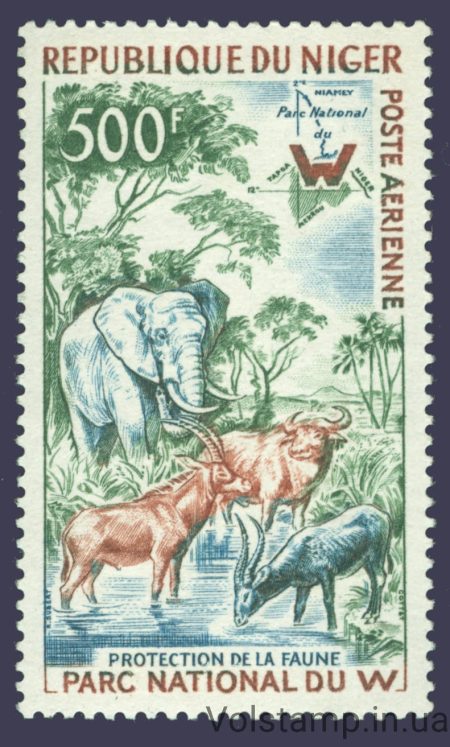 1960 Африка - Нигер марка (Национальный парк) MNH №13