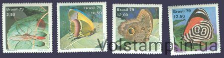 1979 Brazil MNH Series (Butterflies) №1716-1719