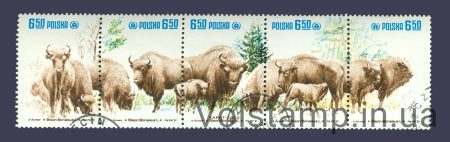 1981 Poland coupling (Fauna, Mammal) Used №2764-2768