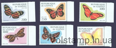 1998 Guinea MNH Series (Butterflies) №1716-1721