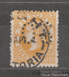 1912 Вікторія Марка (Королева Вікторія (1819–1901)) Гашена №125