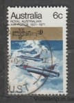 1971 Австралія Марка (50-річчя Королівських австралійських військово-повітряних сил) Гашена №467