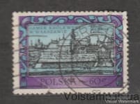 1972 Польща Марка (Варшавський королівський замок, Ерік Йонссон Дальберг (1625–1703)) Гашена з надривом №2202