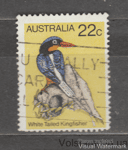 1980 Австралія Марка (Білохвостий зимородок (Tanysiptera sylvia)) Гашена №705