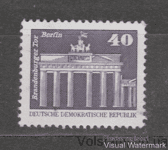 1980 НДР Марка (Бранденбурзькі ворота, Берлін) MNH №2541
