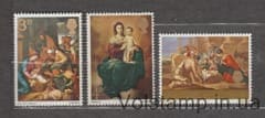 1967 Великобританія Серія марок (Різдво, картини) MNH №474-476