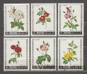 1969 Manama Series of stamps (Roses (1969)) MNH №170-175