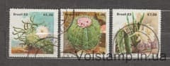 1983 Бразилія Серія марок (Xique-Xique (Pilosocereus gounellei)) Гашена №1996-1998