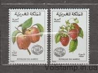 1986 Morocco Series of stamps (Fruits - Postage Exempt) MNH №42-43
