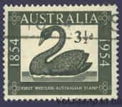 1954 Австралия марка (Птицы, гусь) Гашеная №247