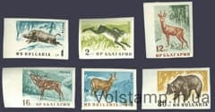 1958 Болгария Серия марок (Фауна, млекопитающие) MNH №1058-1063