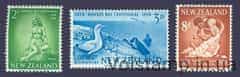 1958 New Zealand Series stamps (Birds) MNH №378-380