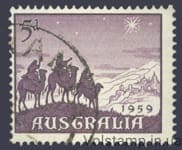 1959 Австралия Марка (Верблюды) Гашеная №304